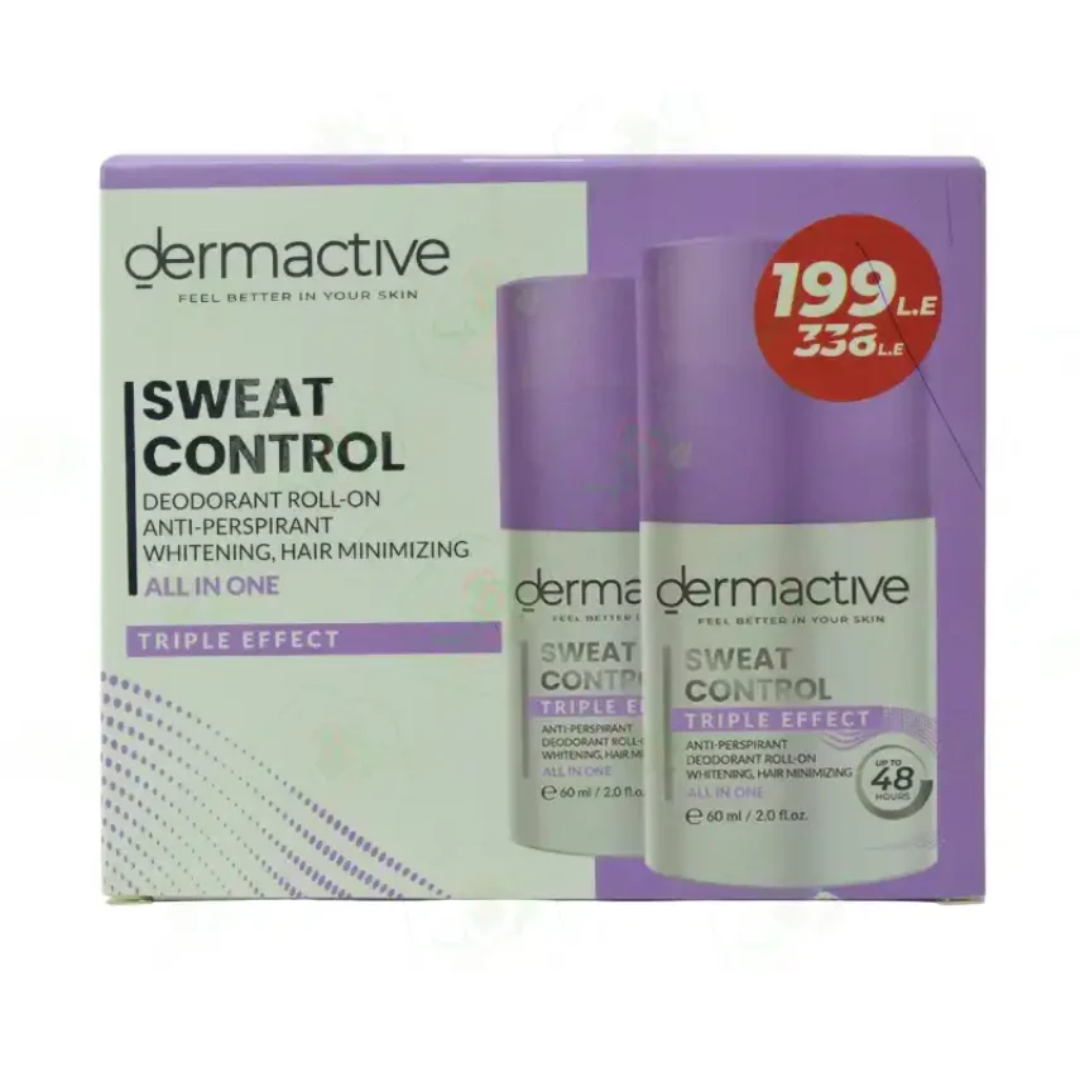 Dermactive Control Triple Effect Roll-On Duo