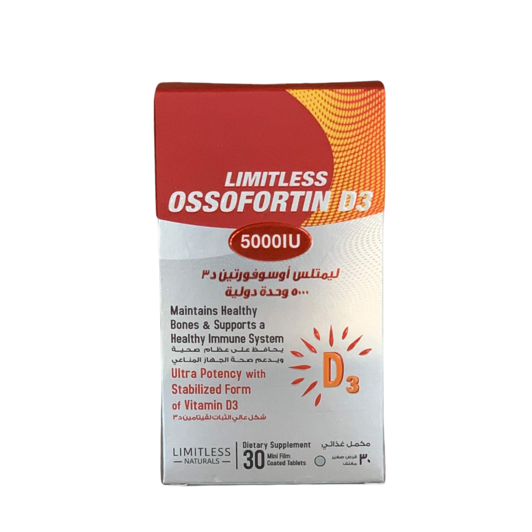 Limitless Ossofortin D3 5000Iu