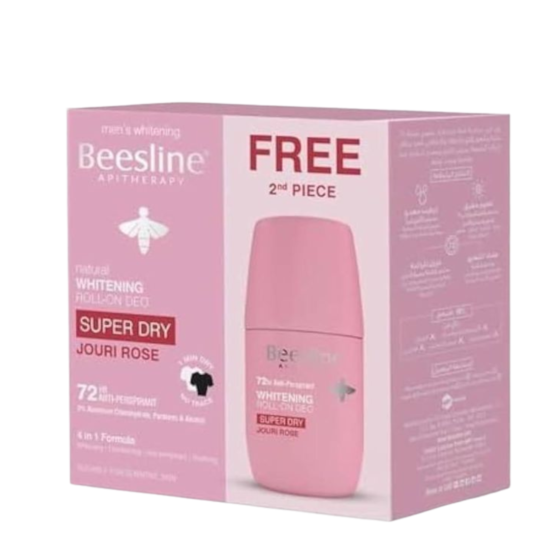 Beesline Whitening Roll On Deodorant - Super Dry Jouri Rose Promo