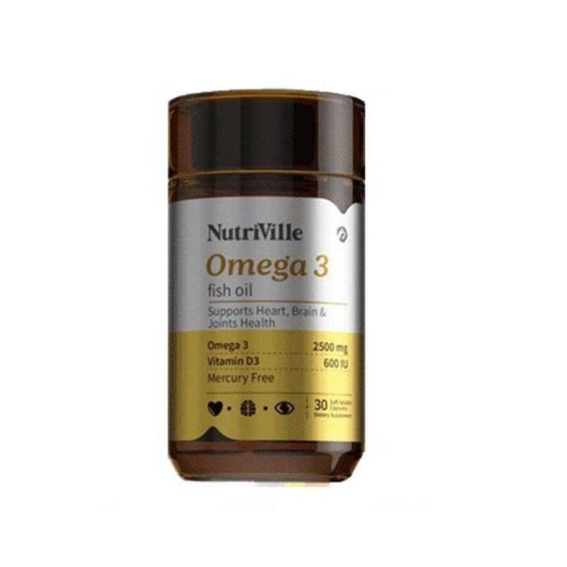 Nutriville Omega 3 Fish Oil 30 Tablets