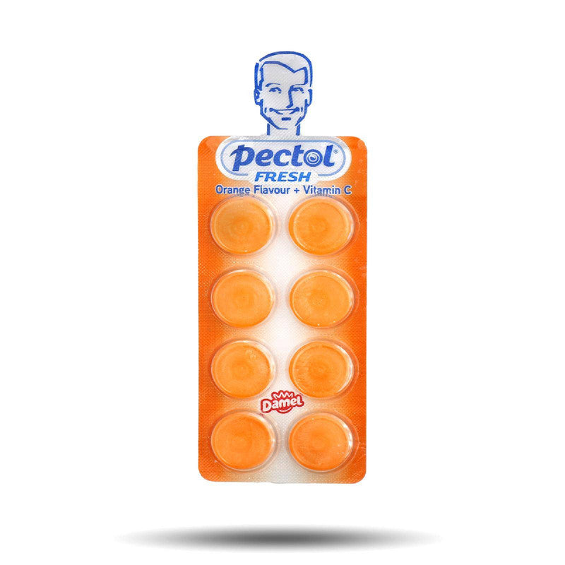 Pectol Fresh Bonbon With Orange Flavour And Vitamin C