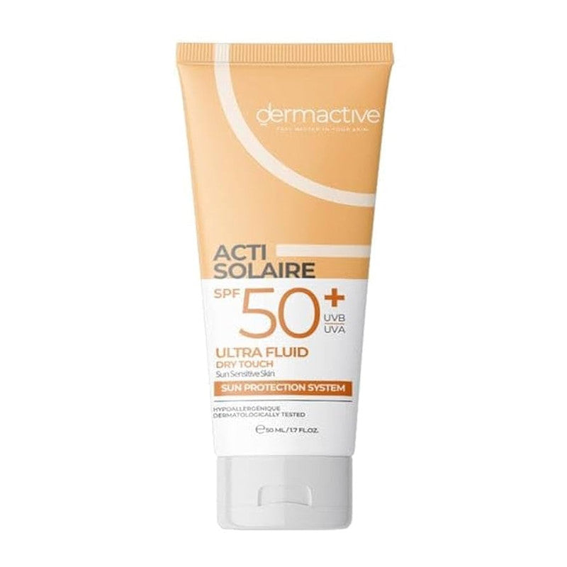 Dermactive Acti Solaire Spf50+ Uvb Uva Ultra Fluid Dry Touch 50Ml 1+1