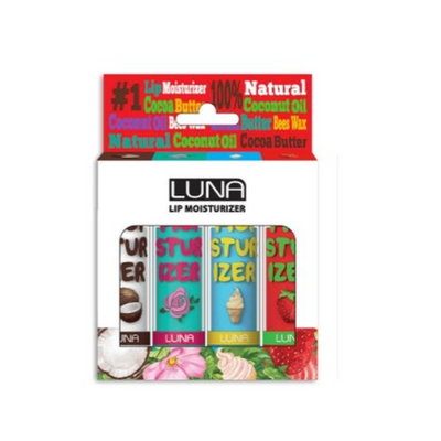 Luna Lip Moisturizer 4-Pieces Set