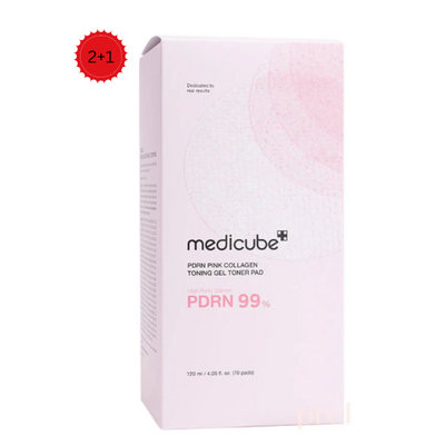 Medicube Pdrn Pink Collagen Toning Gel Toner Pad 120Ml (70Pcs)