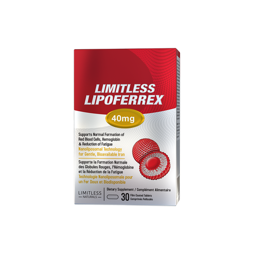 Limitless Lipoferrex 40 Mg 30 Tablets
