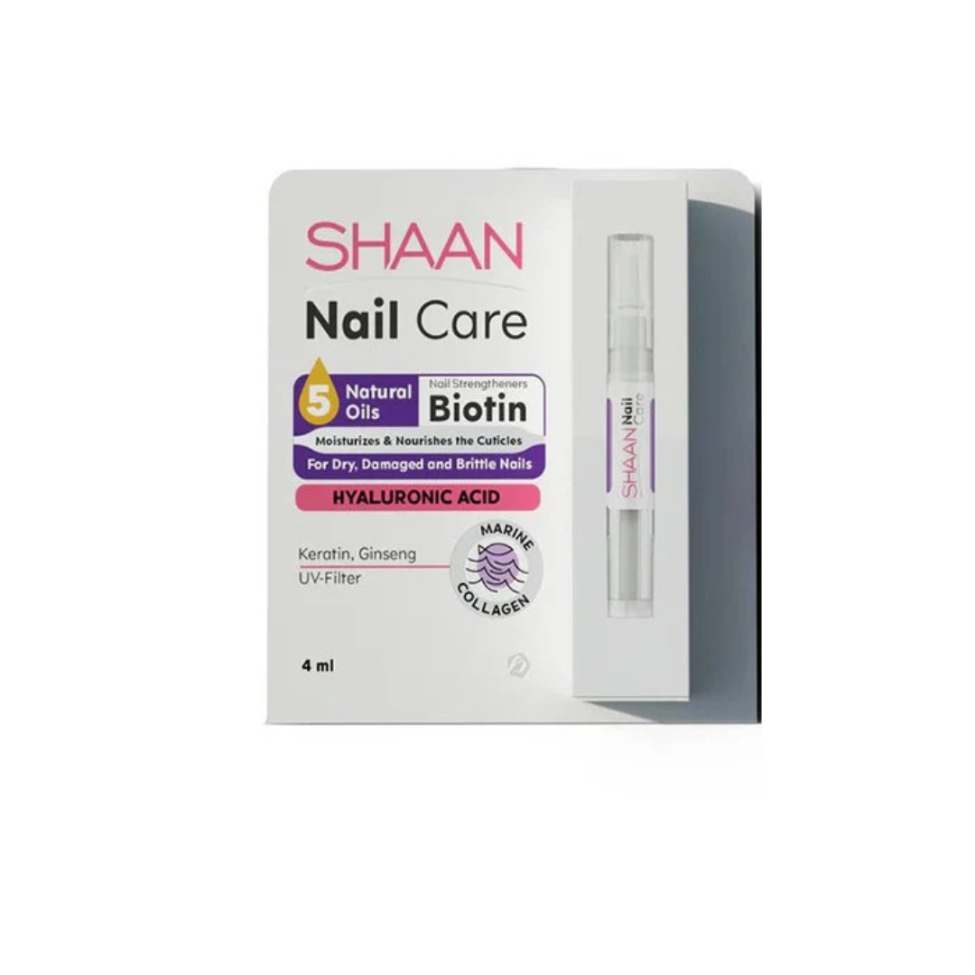 Shaan Nail Care 5 Natural Biotin With Hyaluronic Acid 4Ml