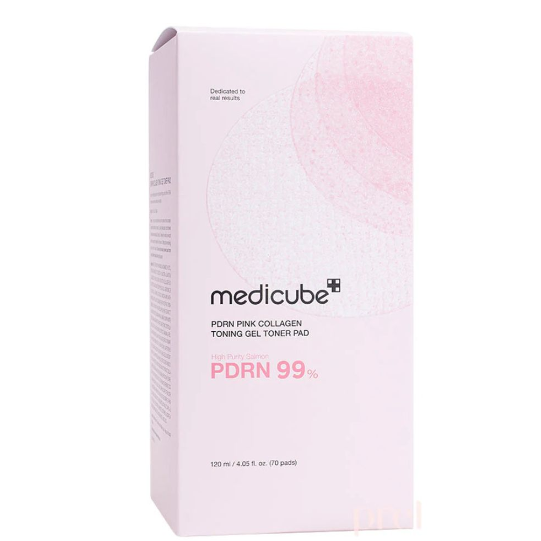 Medicube Pdrn Pink Collagen Toning Gel Toner Pad 120Ml (70Pcs)