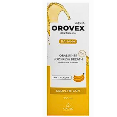 Orovex Mouthwash Banana Flav 250Ml