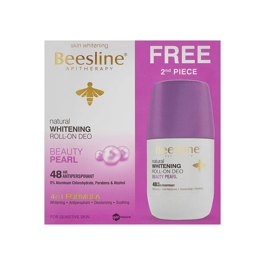 Beesline Whitening Roll On Deodorant - Beauty Pearl 1+1 Promo Pack