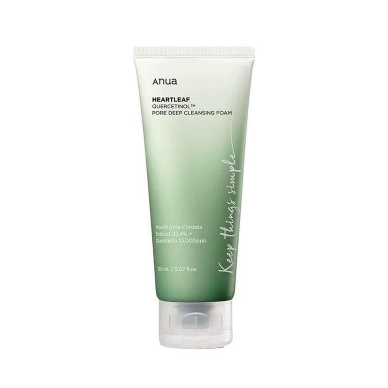 Anua-Face Wash-150Ml-Kr-W-Heartleaf Quercetinol Pore Deep Cleansing Foam