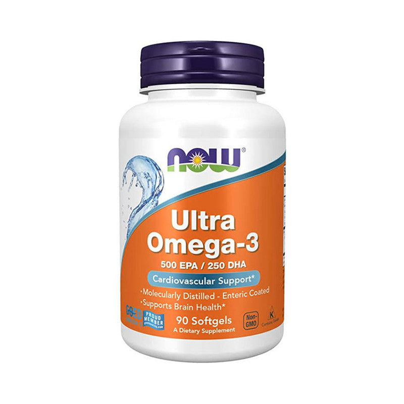 Now Ultra Omega-3 Vitamin Heart And Brain Health 90 Softgels