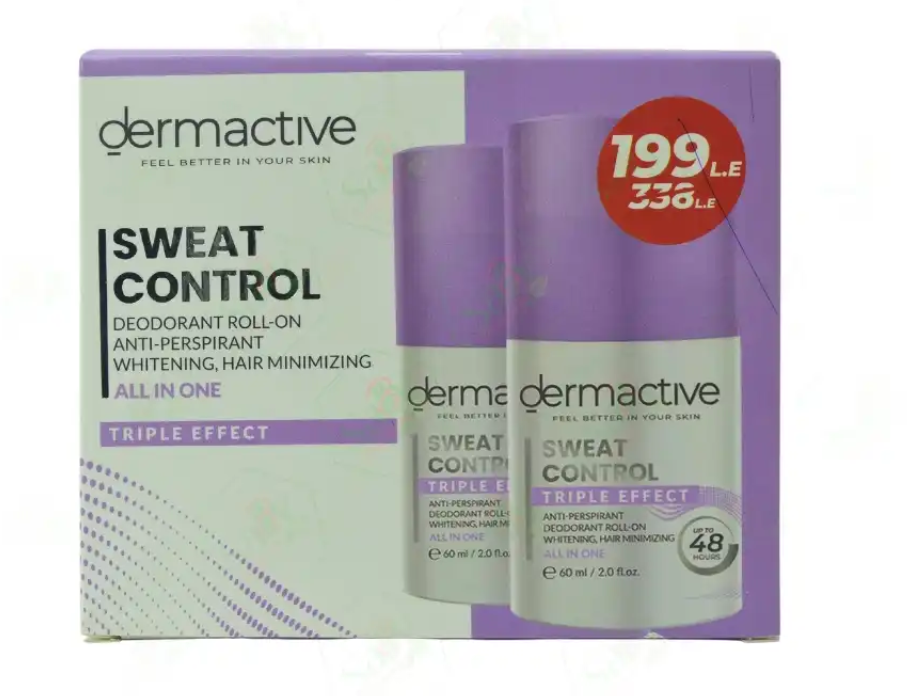 Dermactive Control Triple Effect Roll-On Duo
