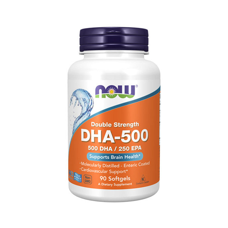 Now Dha-500 Supports Brain Health 90 Softgels