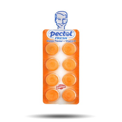 Pectol Fresh Bonbon With Orange Flavour And Vitamin C
