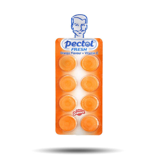 Pectol Fresh Bonbon With Orange Flavour And Vitamin C