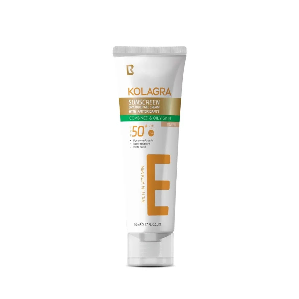 Kolagra Tinted Sun Screen Gel Cream Spf50+
